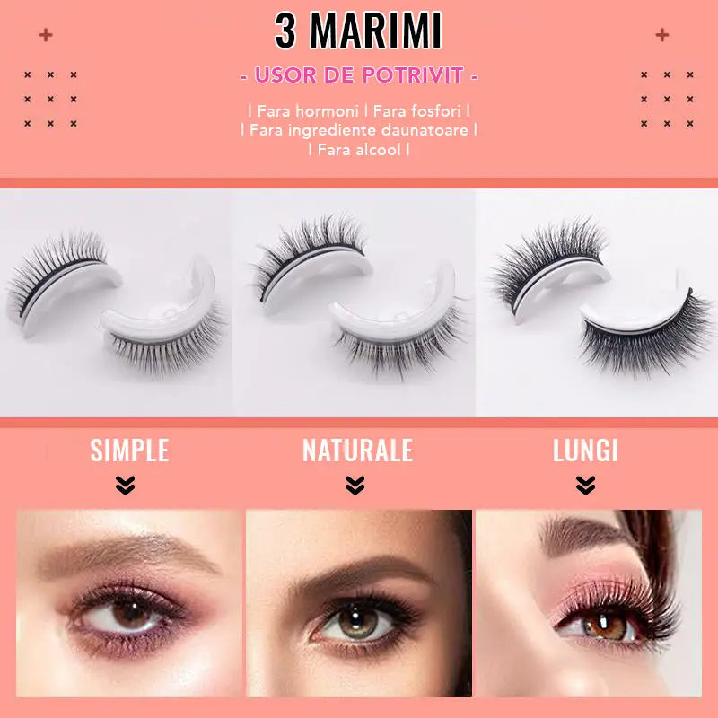 Gene 5D Reutilizabile & Adezive Star Lash ™
