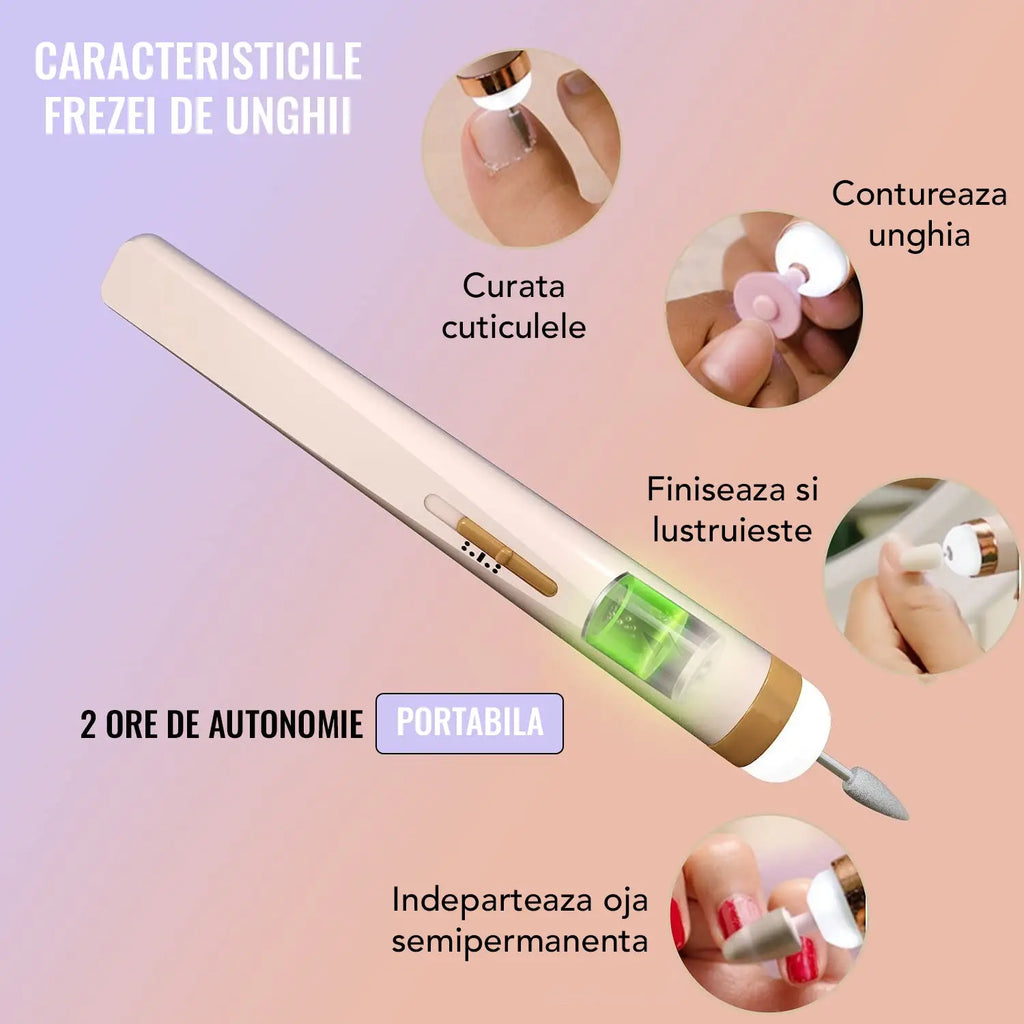 Freza Electrica pentru Manichiura & Pedichiura Verse Bien Nail PRO 5 in 1