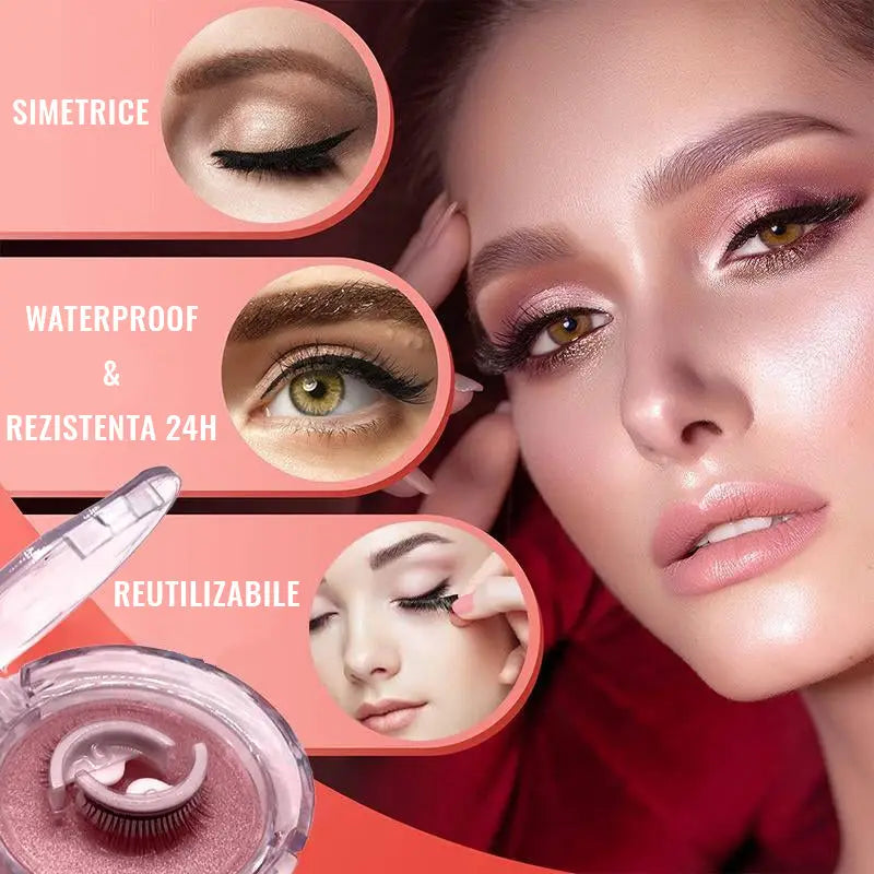 Gene 5D Reutilizabile & Adezive Star Lash ™