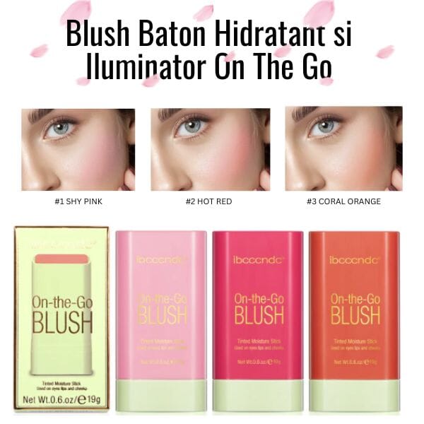 Blush Baton Hidratant si Iluminator On The Go