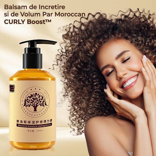Balsam de Incretire si de Volum Par Moroccan CURLY Boost™ - Pandera