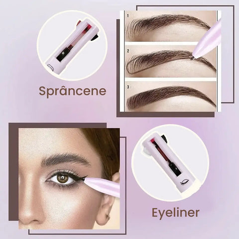 Creion pentru Machiaj 4 in 1 WOW MAKEUP™