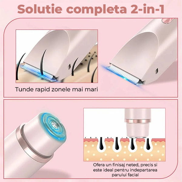 Epilator 2 in 1 pentru Corp si Intima LUXSHAVE™