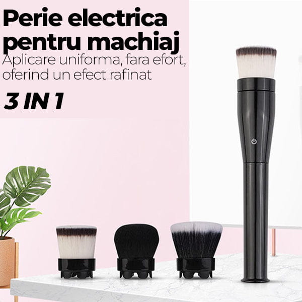 Pensula Electrica AutoRotativa pentru Makeup LUXE Blend 3 in 1™