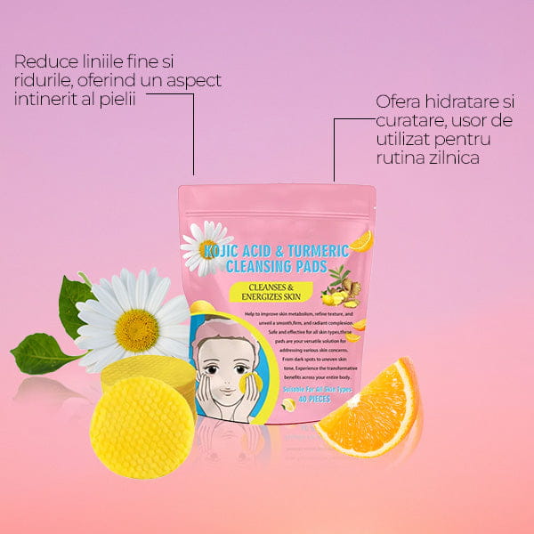 Dischete cu Turmeric pentru Curatare Ten BeClear™