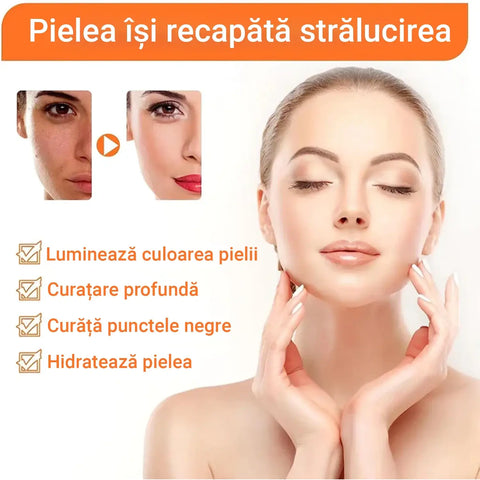 Set 12 Masti Faciale cu Extract de Morcov Bubble™