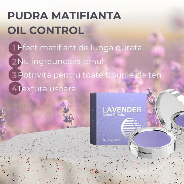 Pudra Matifianta Waterproof Lavender Power