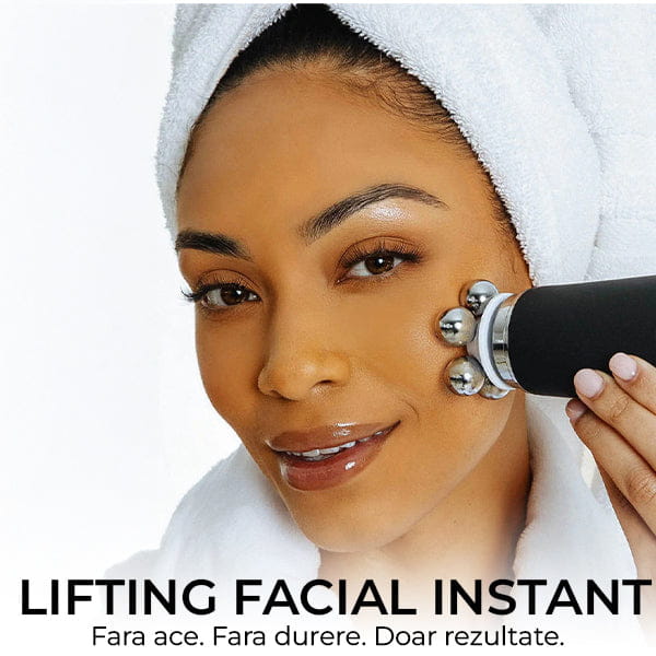 Dispozitiv Antirid cu Masaj & Curatare Faciala SKINFIT 6X PRO™