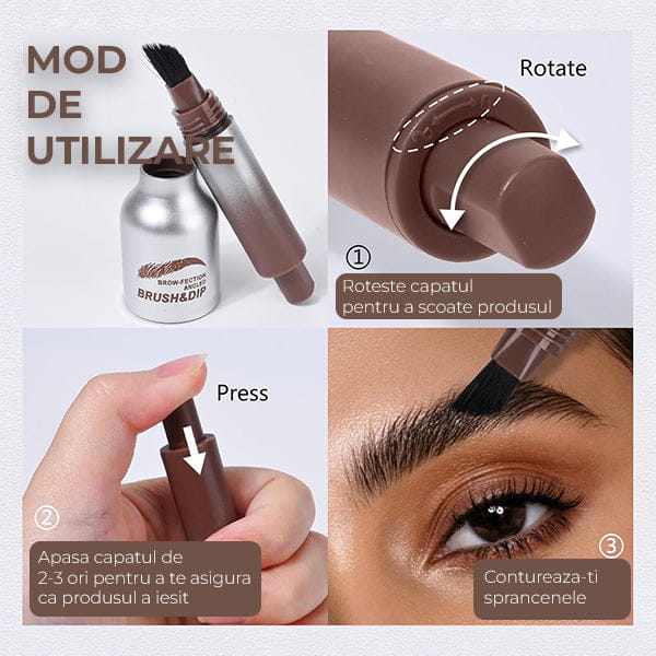 Nuantator cu Perie si Gel pentru Sprancene TINT BROW™