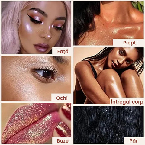 Iluminator Stick cu Glitter JULYSTAR
