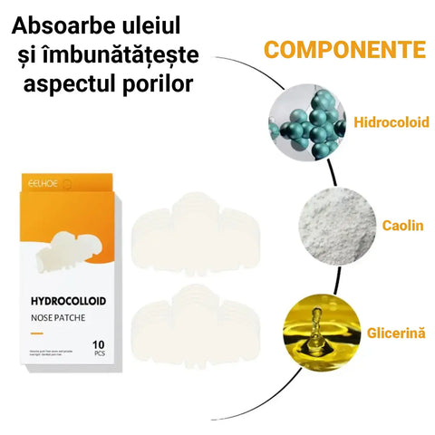 Set 10 Plasturi pentru Puncte Negre HYDROCOLL™