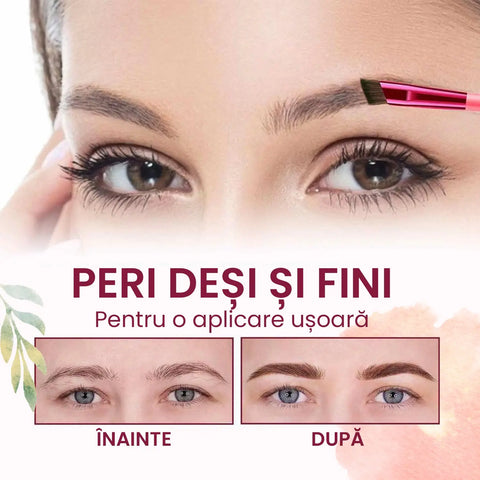 Set 2 Perii si Gel Microblading Sprancene BROW NOW