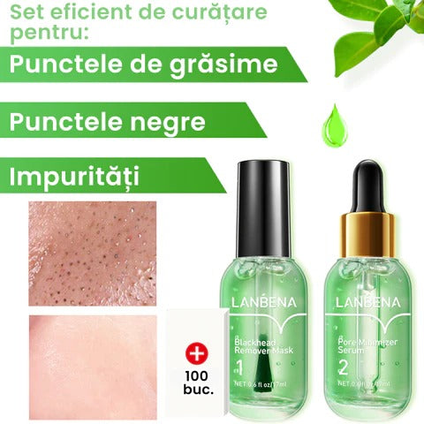 Set Curatare Pori & Puncte Negre LANBENA