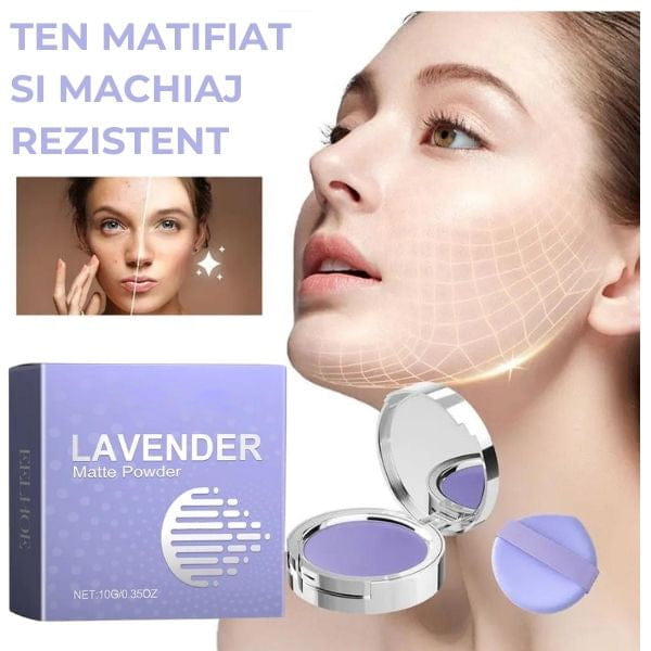 Pudra Matifianta Waterproof Lavender Power