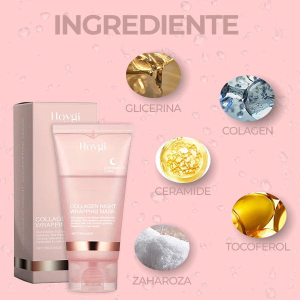 Masca de Noapte cu Colagen + Pensula CADOU Korean Cube™