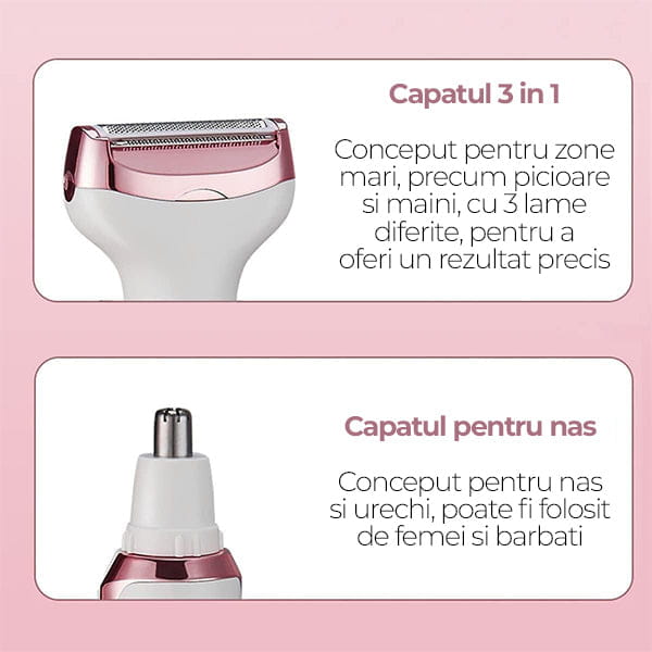 Epilator Electric Portabil Fata & Corp SHAVON PRO 4 in 1™