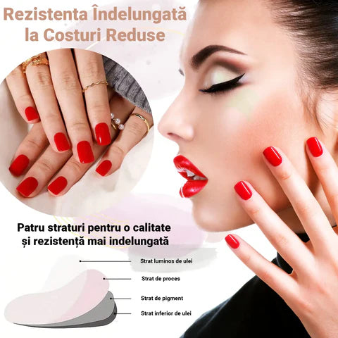 Unghii False Autoadezive cu Gel GLAMONAIL™