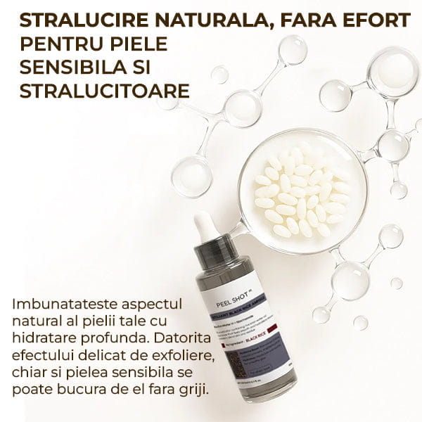Set Seruri Exfoliere cu Niacinamida si Extract de Orez PEEL SHOT™