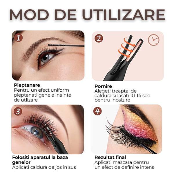 Ondulator Electric si Portabil pentru Gene Super STARLASH FIT™