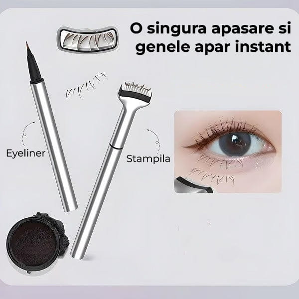 Set cu Stampila si Eyeliner Gene Super Efect DUALASH™