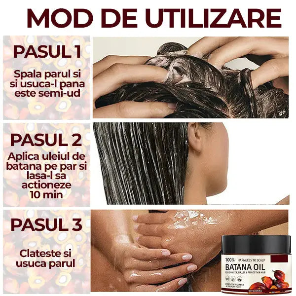 Ulei de Batana pentru Regenerare Par & Anticadere Growth™