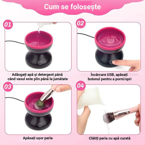 Dispozitiv pentru Curatat Pensule Machiaj CLEANY™
