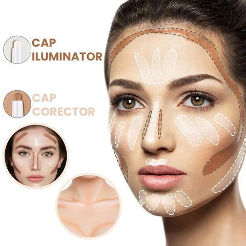 Baton Corector si Iluminator TWO Beauty 2 in 1 ™