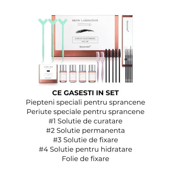 KIT Complet Laminare Sprancene BROWLIFT