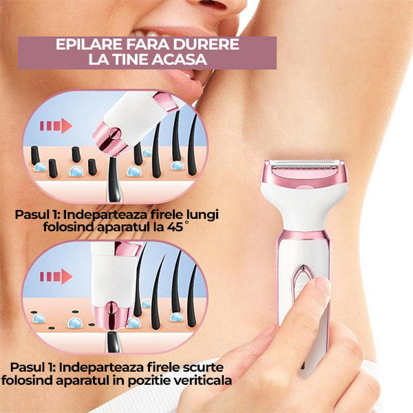Epilator Electric Portabil Fata & Corp SHAVON PRO 4 in 1™