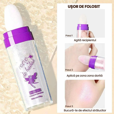 Iluminator Stick cu Glitter JULYSTAR