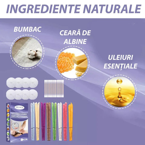 Set 16 Conuri pentru Curatarea Urechilor DetoWax™