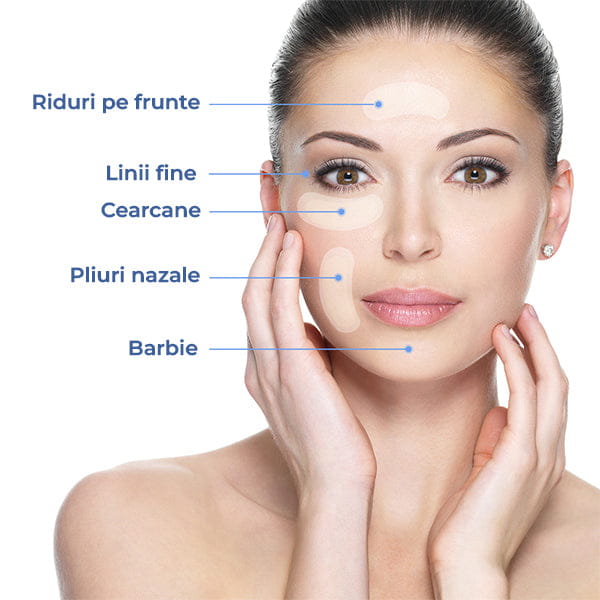Plasturi pentru Riduri si Cearcane cu Acid Hialuronic MicroAce™