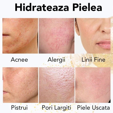 Ser Antirid cu Foite Aur 24K & Acid Hialuronic