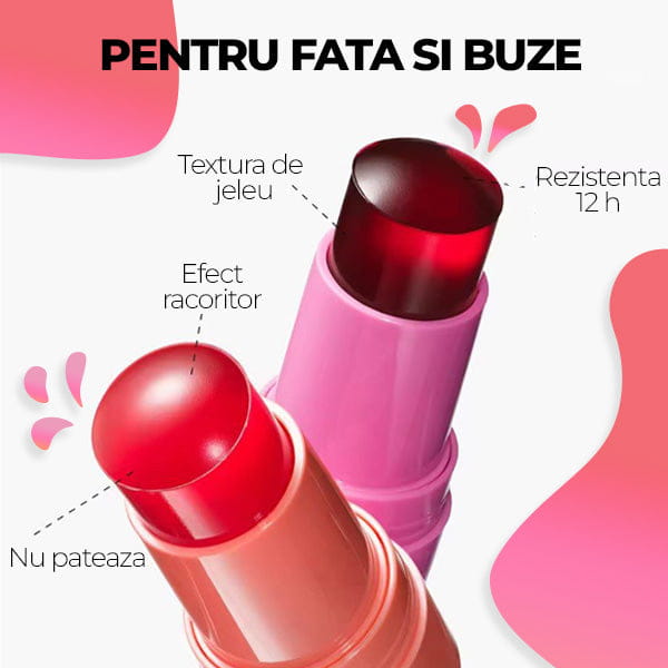 Stick Blush pentru Buze si Obraji HIT JELLY