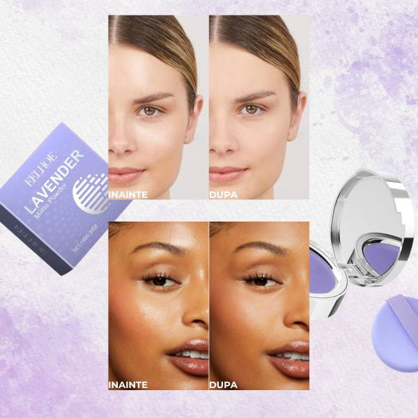Pudra Matifianta Waterproof Lavender Power