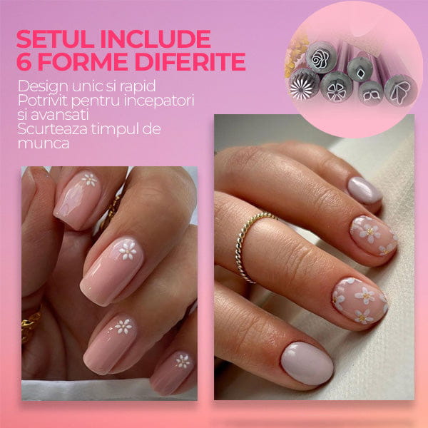 Set 6 Stilouri Stampila pentru Unghii ART on Nail™