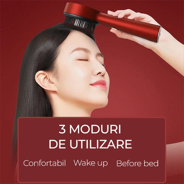 Perie Electrica cu Aplicator Ulei pentru Regenerarea Parului SCALP™