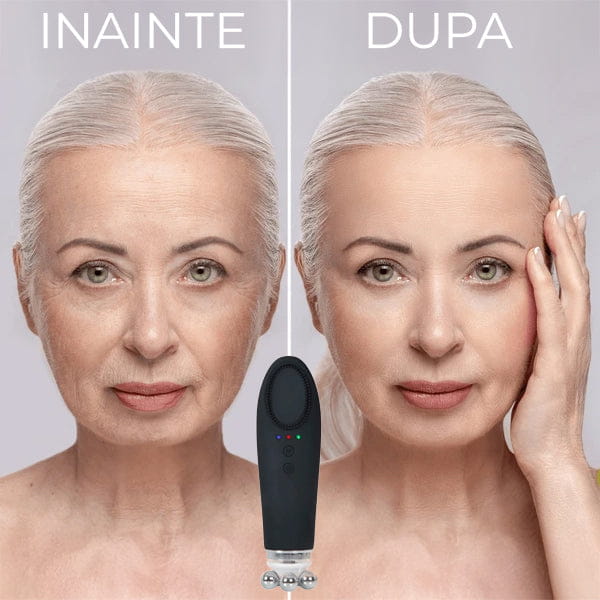 Dispozitiv Antirid cu Masaj & Curatare Faciala SKINFIT 6X PRO™