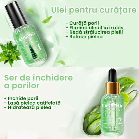 Set Curatare Pori & Puncte Negre LANBENA