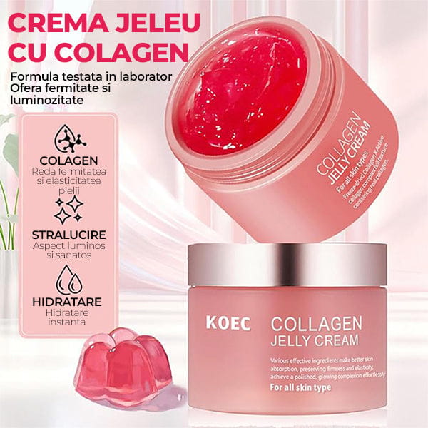 Crema de Fata Anti-Riduri cu Colagen KOEC JELLY™