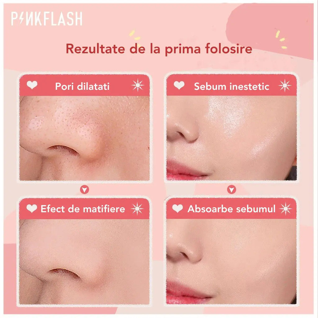 Pudra Matifianta Waterproof PINKFLASH™