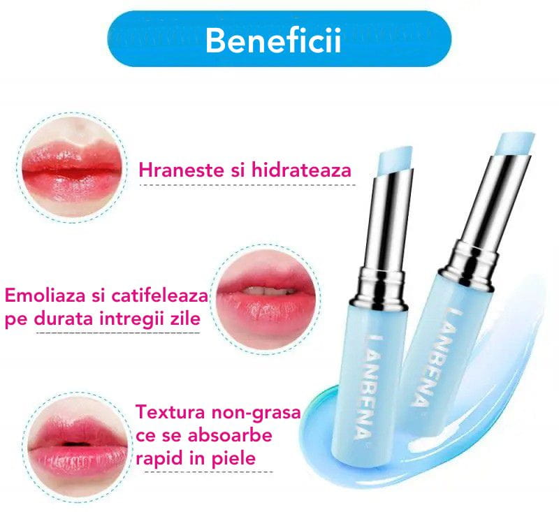 Balsam Hidratant Buze cu Acid Hialuronic LANBENA™