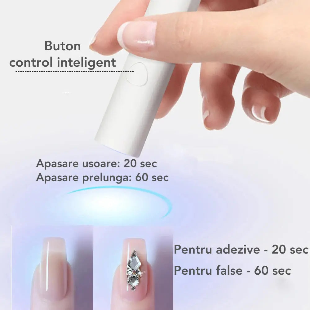 Mini Lampa Portabila Manichiura UV LED ULTRA DRY™