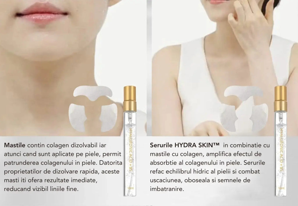 Set 9 Masti Colagen + 3 Seruri HYDRA SKIN™
