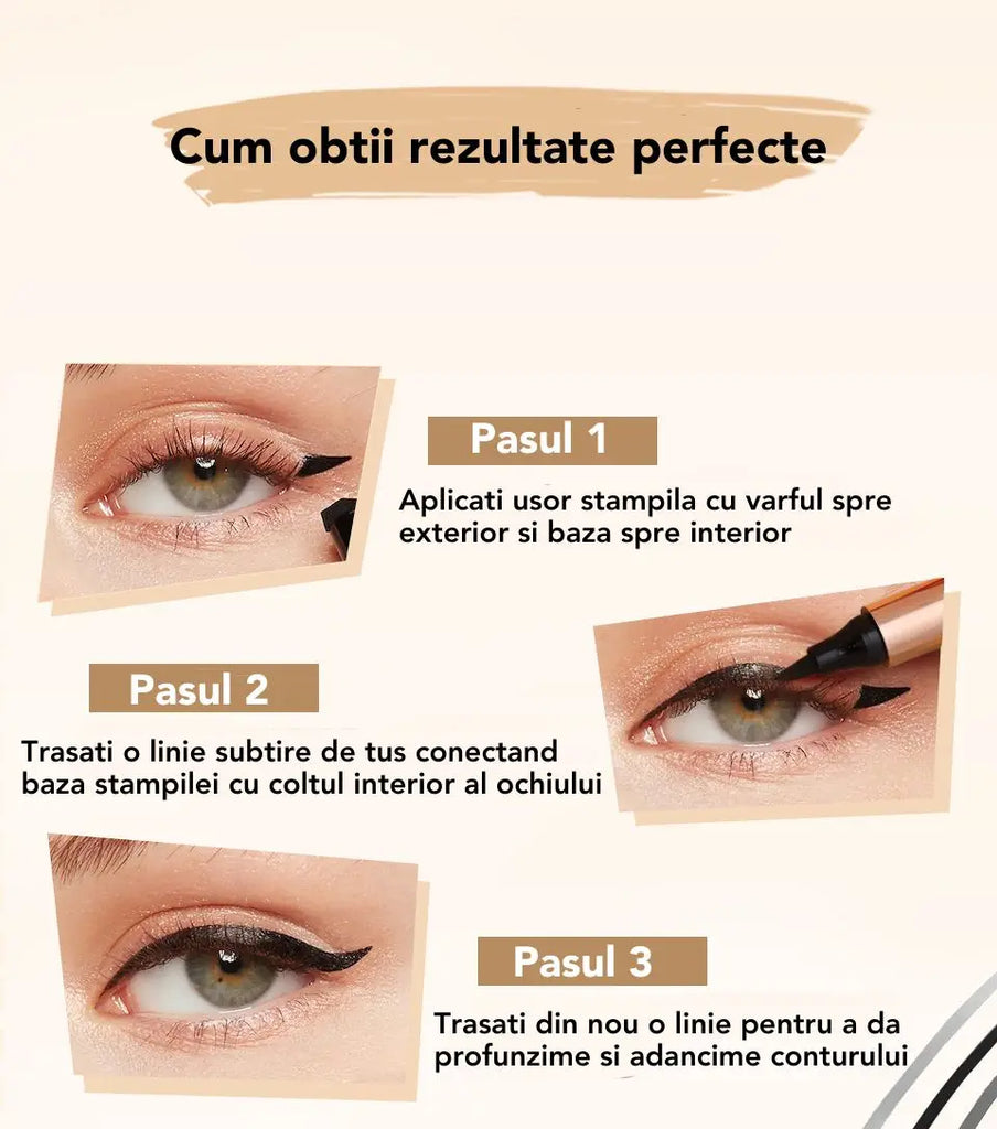 Eyeliner Tus Ochi 2 in 1 Golden Deluxe™