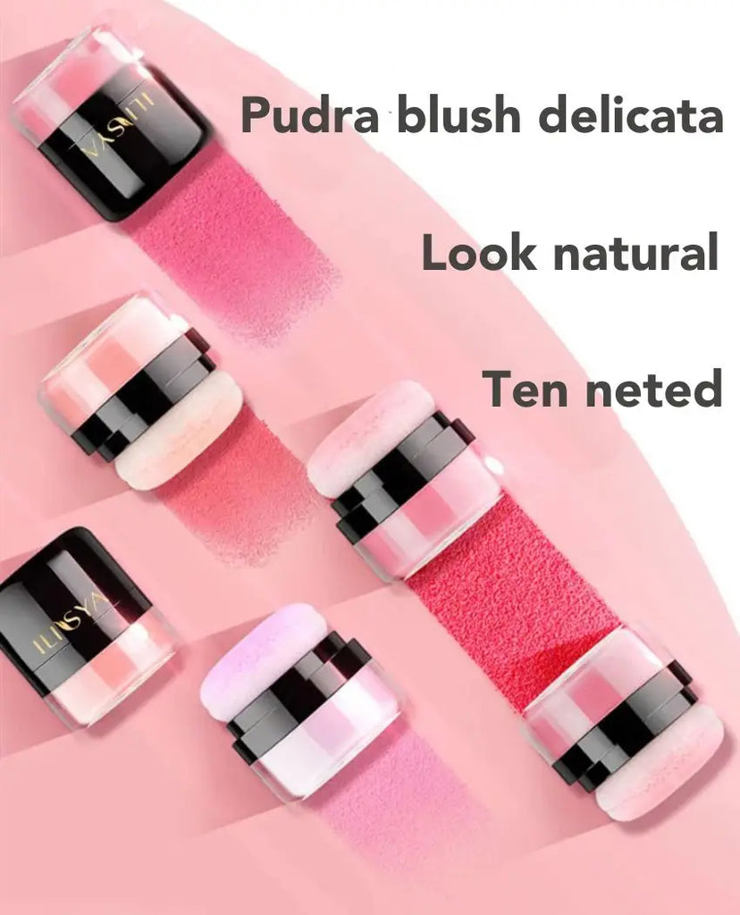 Blush Pudra cu Aplicator ILISYA