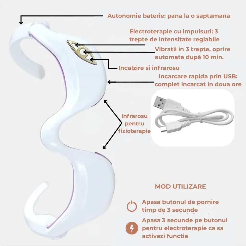 Dispozitiv Electric Anti-Cearcane & Riduri EYE PULSE™