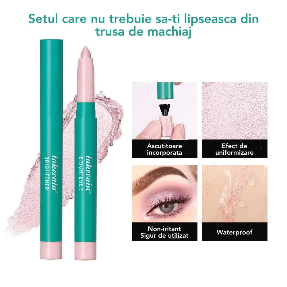 Set 4 Farduri Pleoape Waterproof Shine Lakerain™