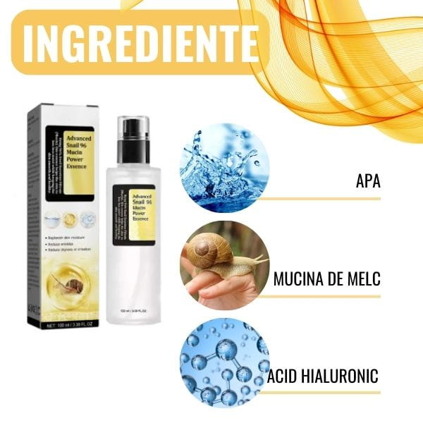 Esenta Regeneratoare pentru Ten cu Extract de Melc Advanced Snail