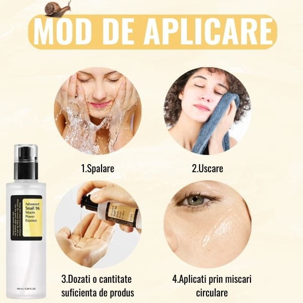 Esenta Regeneratoare pentru Ten cu Extract de Melc Advanced Snail